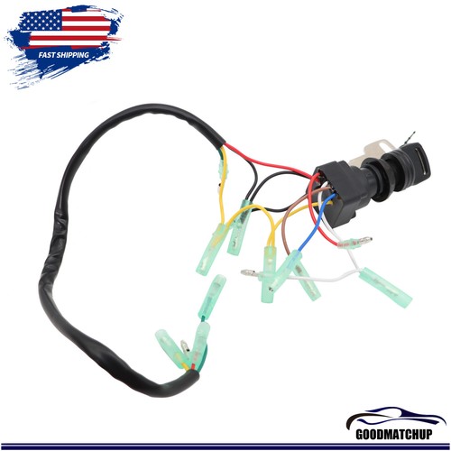 For Yamaha 100 115 130 140 150 175 200 HP Ignition Main Key Switch 703-82510-43