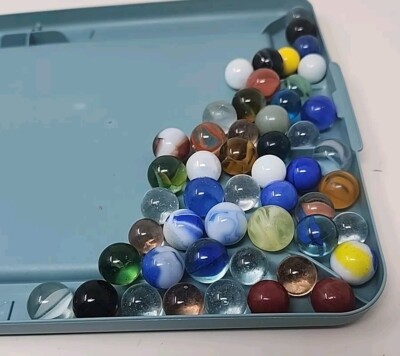 Vintage Marbles Collectible Various Colors Lot Of 50