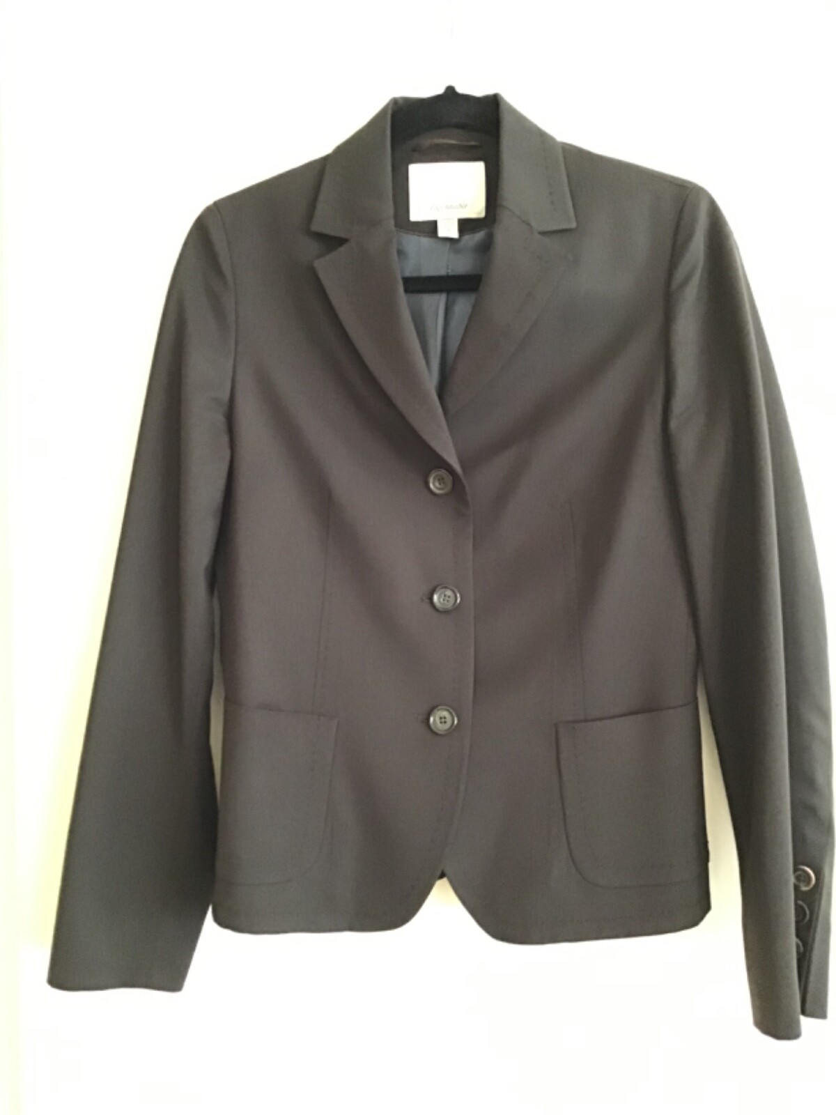 Façonnable Brown Button Wool Single Breasted Blaz… - image 2