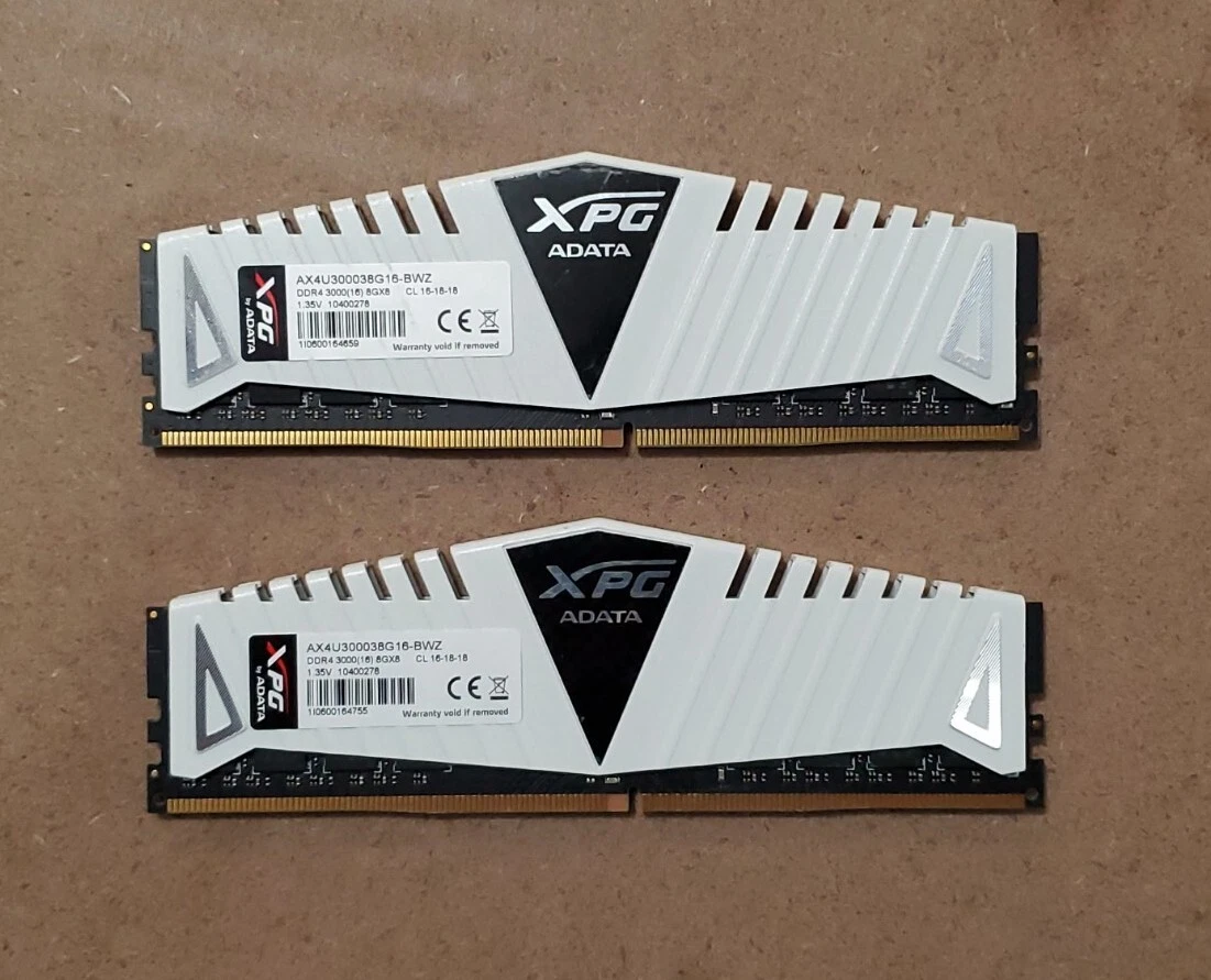 XPG PC4-25600 16GB (2x 8GB) DDR4 3200 MHz NON ECC Ram AX4U300038G16A-BWZ | eBay