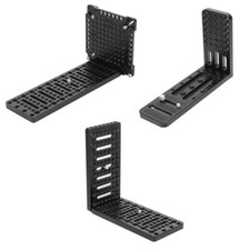 L-Shaped Bracket Cheese Mounting Plate DSLR Camera Board w/ 1/4"  3/8" Threads