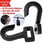 Gurtband Spannhaken Zelthaken Stange Gurtband Adapter Zelt Camping Stangenclips