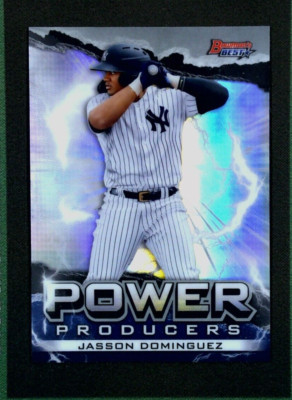 2020 Bowman's Best #PP-JD Jasson Dominguez RC Power Producers Insert Refractor