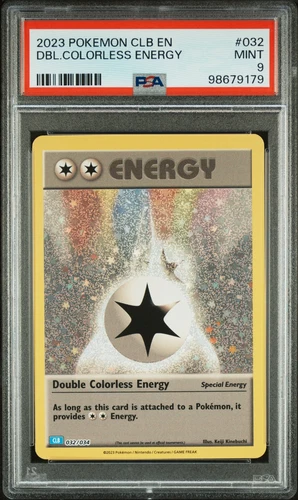 2023 POKEMON CLB CLASSIC BLASTOISE/SUICUNE EX DECK DOUBLE COLORLESS ENERGY PSA 9