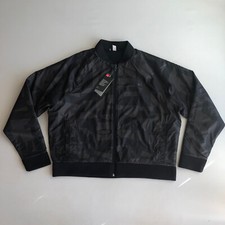 Under Armour Coldgear Reactor Women's Reversible Bomber Jacket Black Gray Sz XL