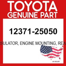 Toyota Genuine 12371-25050 Insulator Engine Mounting Rear 1237125050 OEM