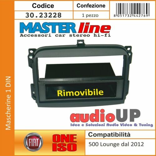 Mascherina Autoradio Per Fiat Punto (188) - Adattatore 1DIN 182x53mm - Foto 2