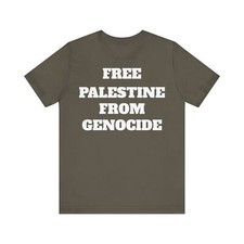 FREE PALESTINE FROM GENOCIDE Unisex T-shirt