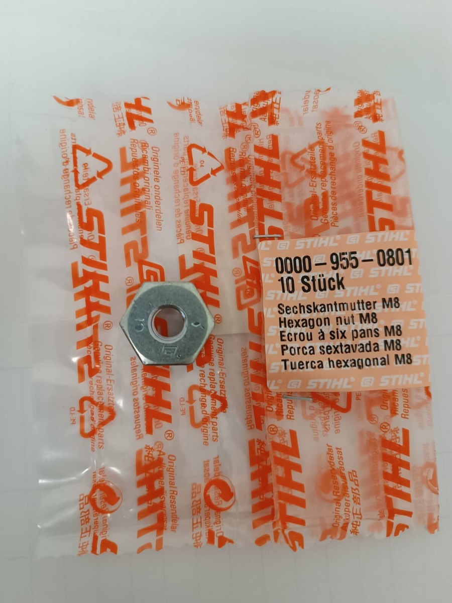 Dado Ad Alette Originale Stihl Per Tendicatena - Adatto A Motoseghe MS, Elettroseghe MSE E Seghe A Batteria MSA - Copiglia Rapida - 2