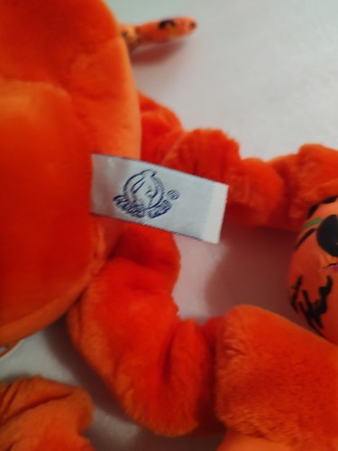 Decorazione Halloween Peluche Persone Pal Zucca Mensola Sitter con Gambe Penzolanti - Foto 7 di 8