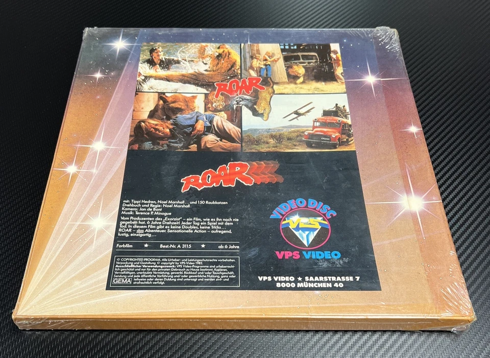 Roar - Ein wildes Abenteuer - VPS - Bildplatte - Laserdisc | NEU | !!!! - Bild 2 von 2