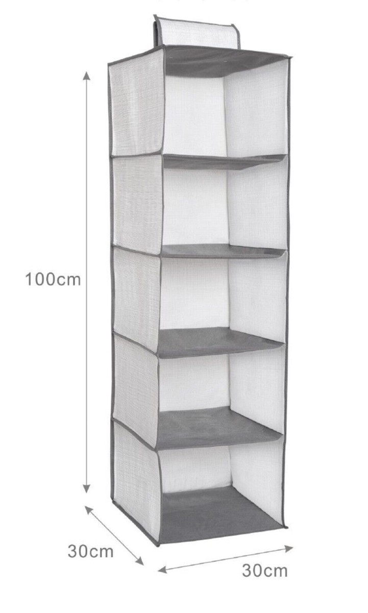 Gaussra Portaspezie Espandibile Per Armadio 2 Ripiani In Metallo - Organizer Regolabile 28-43 Cm - Nero Opaco