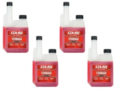 Sta-Bil 22207 QTY. 4, Fuel Stabilizer Gasoline Storage Winterize, 16 Oz. Bottle