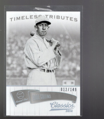 A5575- 2014 Klassiker Zeitlose Ehrungen Silber Nr. 38 Eddie Collins /149 - NM-MT