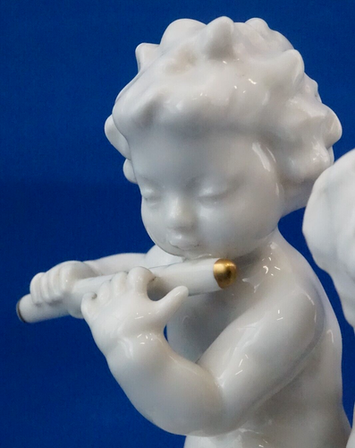 Hutschenreuther Karl Tutter sculpture pair of cherubs porcelain DECO XX Germany - Picture 16 of 24