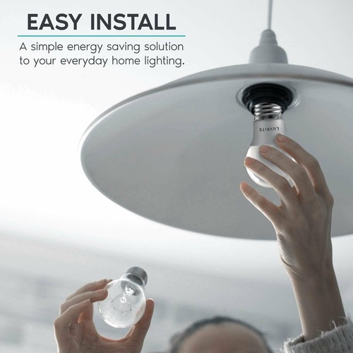 Luxrite A15 LED Light Bulb 40W Equivalent Dimmable 5000K 600lm E26 Base 6-Pack - Picture 4 of 8