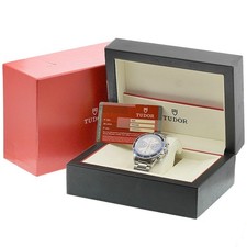 Tudor Heritage Chrono 70330B Automatic 42mm Box Papers Blue;Gray Chronograph