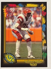 1991 Wild Card #7 Anthony Munoz Cincinnati Bengals