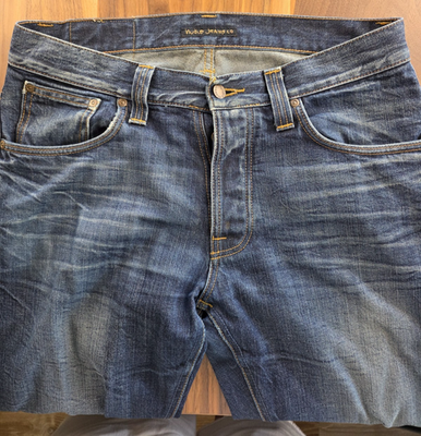 NUDIE Jeans Average Joe Men's Denim Blue Regular Straight Size W31