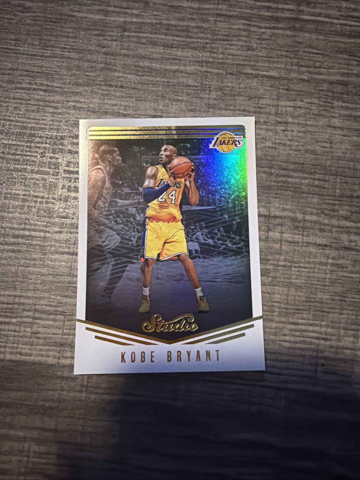 Kobe Bryant 2016-17 Panini Studio Basketball #75 Los Angeles Lakers Mamba