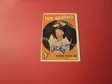 1959   TOPPS#341    TOM QUALTERS  WHITE SOX   EX+