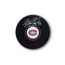 Mike Matheson Autographed Montreal Canadiens Hockey Puck