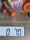 0325-m154 Vintage Made In Mexico Pottery Elephant With Vibrant Handpainted Flora — photo 10