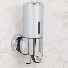 Pump Bottle 1Pc Wall Mounted Soap Bathroom Liquid Shampoo Dispenser Hung 500ml