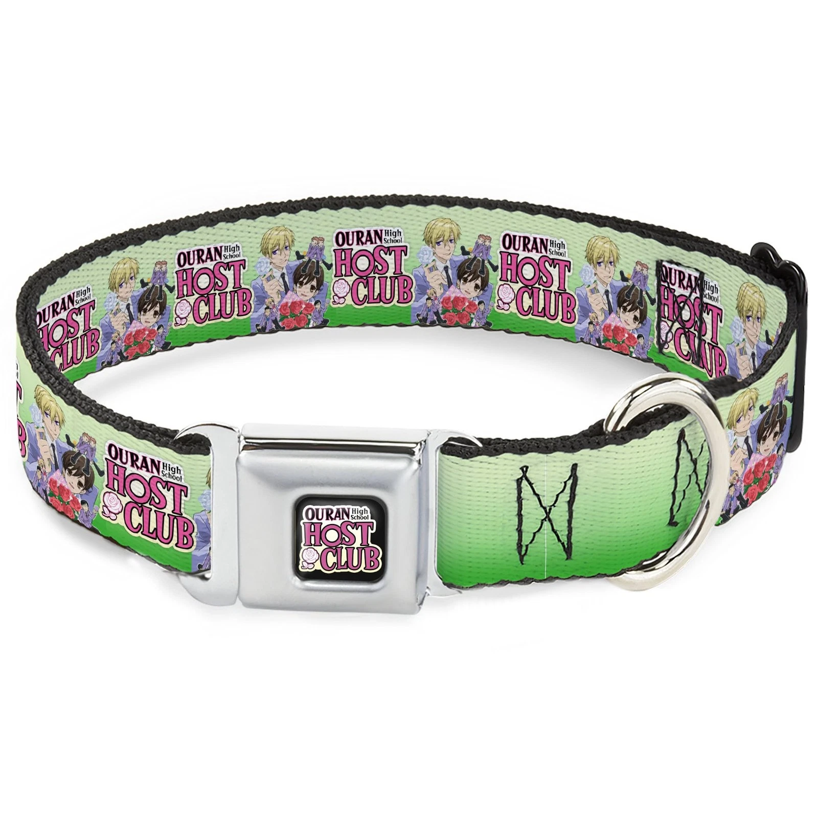 Crunchyroll Pet Collar, Dog Collar Metal Seatbelt Buckle, Ouran Host (US IMPORT)