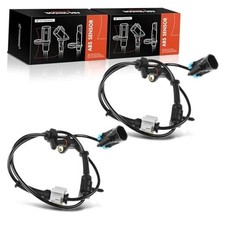 Front Side ABS Wheel Speed Sensor Compatible with Chevy, GMC  Pack of 2
