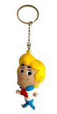 Scooby Doo Fred 3D Charm Keychain Keyring - Rare Licensed