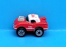VINTAGE 1979 COCA-COLA - T-BIRD - TINY TUFFS DIE CAST METAL TOY VEHICLE - NICE
