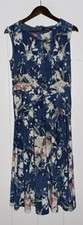 Lauren Ralph Lauren Floral Twist-Front Stretch Jersey Dress Women 10 NEW Glam