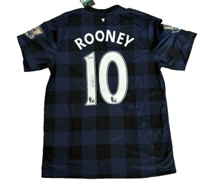 Wayne Rooney Signed Manchester United #10 Soccer Autographed Jersey BAS