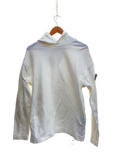 STONE ISLAND/hoodie/M/cotton/WHT/plain