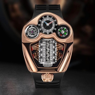 Torboullin Engine Series Quartz Watch Men Luxury Compass Waterproof Steel Watch