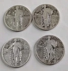 1925 P 1926 P 1926S 1927 P Standing Liberty Quarters🔥90% Silver $1Face #SL24