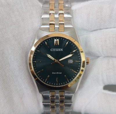 Citizen Corso Eco-Drive BM7339-89X Green Dial 38mm case New Full Set Herrenuhr