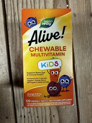 Nature's Way Alive! Children's Chewable Multi-Vitamin 