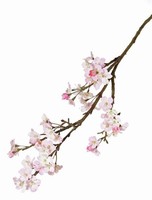 Artplants Deko Zweig ApfelblüTenzweig Lindja Mit BlüTen, Rosa, 105Cm