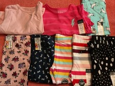 Lot 2 Girls 12 Months NWT Baby Lot 8 Pieces Okie Dokie Garanimals Clothing