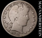 1915-S Silver Barber Half Dollar - Scarce  Better Date  No Reserve  #L5833