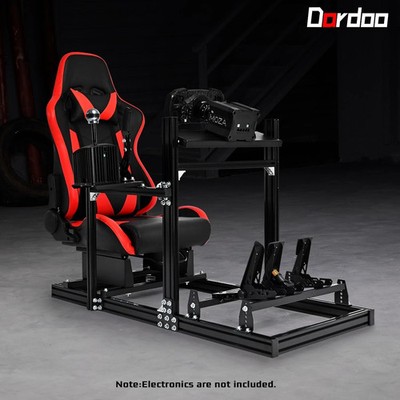 Dardoo 3060mm Racing Sim Cockpit With Red Seat Fit Logitech G920 G29Thrustmaster