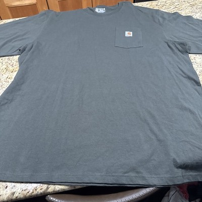 Carhart Work In Progress T-Shirt Men s 3XL Very Nice Short Sleeve Cpix
