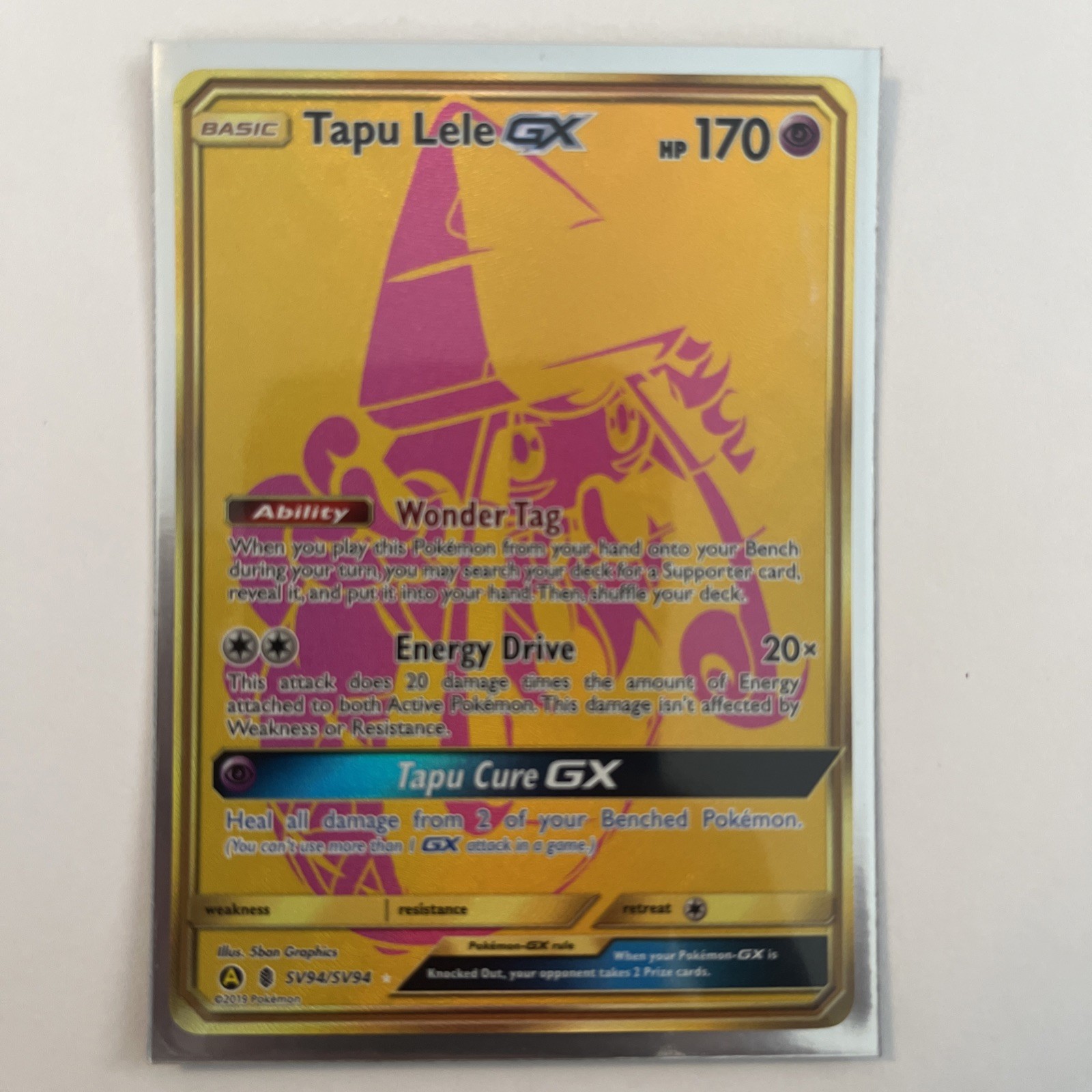 Tapu Lele GX SV94/SV94 Hidden Fates: Shiny Vault (NM) Pokemon TCG
