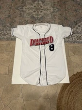 VTG Extreme Sports Mens Baseball Jersey Medium M Diamond Dawgs Softball 90s Y2K