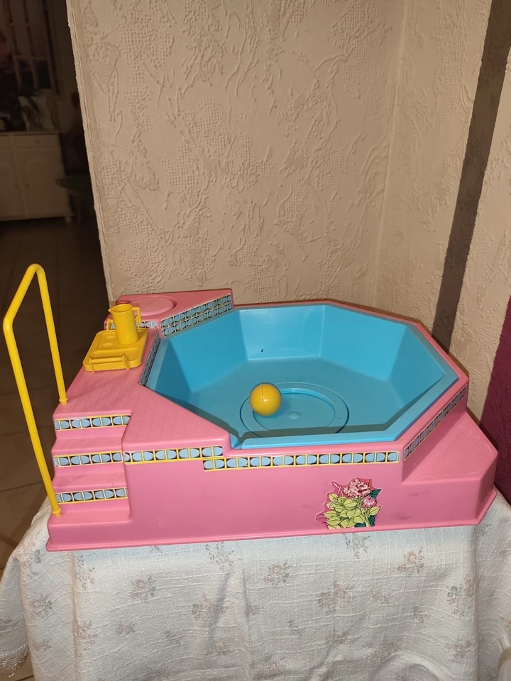 Alter Barbie Bubbling Spa Whirlpool Pool Mattel 80er Schwimmbad Vintage - Bild 2 von 4
