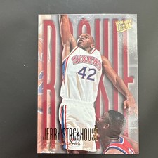 Fleer Ultra 1995-96 Jerry Stackhouse Rookie Philadelphia 76ers #289 NBA Card. rookie card picture