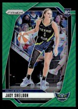 Jacy Sheldon Rookie Green #4 2024-25 Panini Prizm WNBA Dallas Wings