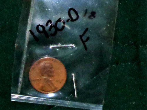 1930-D CIRCULATED LINCOLN WHEAT-BACK PENNY - GRADES "FINE"